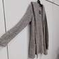 Eddie Bauer Lounge Women's Gray Wrap Hooded Sleep Sweater Size L NWT image number 3