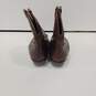 Saks 5th Ave Ladies Brown Leather Boots Size 8 image number 4