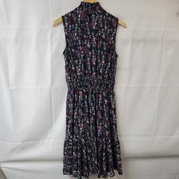 Nanette Lepore Black Floral Sleeveless Maxi Dress Women's 6 alternative image