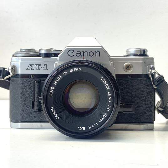 Canon AT-1 35mm SLR Camera with 50mm 1:1.8 Lens image number 1