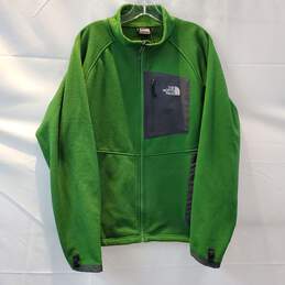 The North Face Full Zip Green Fleece Jacket Men's Size M