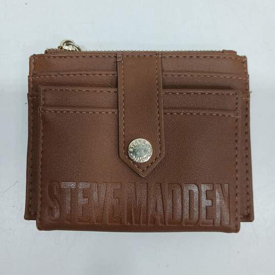 Steve Madden Brown Card Wallet image number 1