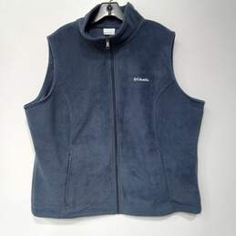 Columbia Women's Blue Fleece Vest Size 2X