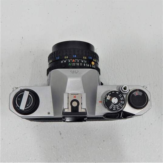 Pentax K1000 SLR 35mm Film Camera W/ Lenses Flash Manuals Case image number 7