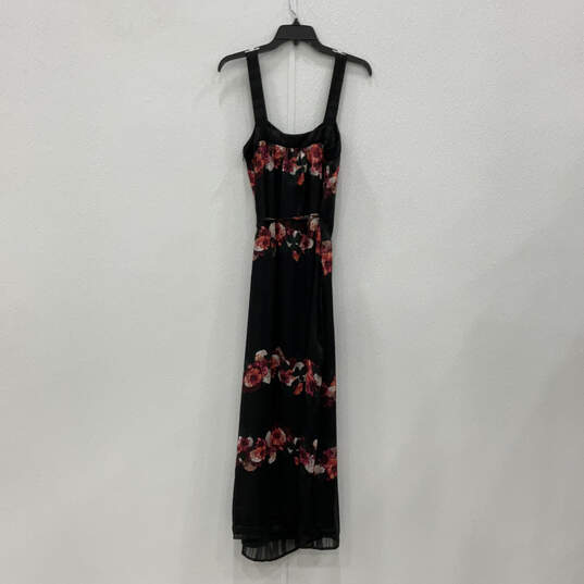 NWT Womens Pink Black Lucia Floral Sleeveless Square Neck Maxi Dress Size 6 image number 2