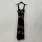 NWT Womens Pink Black Lucia Floral Sleeveless Square Neck Maxi Dress Size 6 image number 2