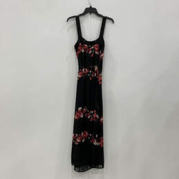 NWT Womens Pink Black Lucia Floral Sleeveless Square Neck Maxi Dress Size 6 alternative image