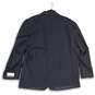 NWT Soprano Disegno Collezione Mens Navy Notch Lapel Two-Button Blazer Size 54R image number 2