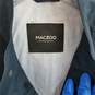 Men's Maceoo deep blue cotton twill cargo coat image number 6