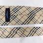 Burberry London Classic Beige Check Plaid Men's Tie with COA image number 10