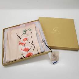 Chinese Pink Silk Scarf 155cm x 35cm
