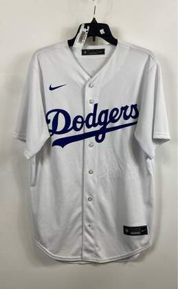 Nike Mens White Los Angeles Dodgers Cody Bellinger #35 Baseball MLB Jersey Sz M