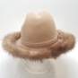 Mr. John Jr. Women's Beige Fedora Hat image number 4