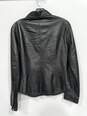 Andrew Marc New York Women's Black Leather Jacket-Sz S image number 2