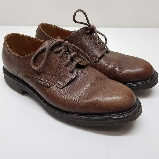 Mephisto Air-Relax Genuine Brown Leather GoodYear Welt Men's Oxford Shoes Size 8.5 image number 1