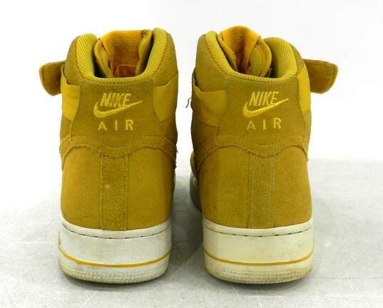 Nike Air Force 1 High '07 University Gold Mineral Gold Men's Shoe Size 11 image number 3