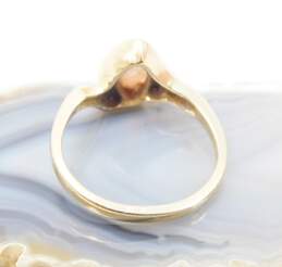 14K Yellow Gold Marquise Cut Opal Diamond Accent Ring 3.7g alternative image
