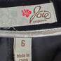 Joie Women Black Capri Cargo Pants Sz 6 NWT image number 3