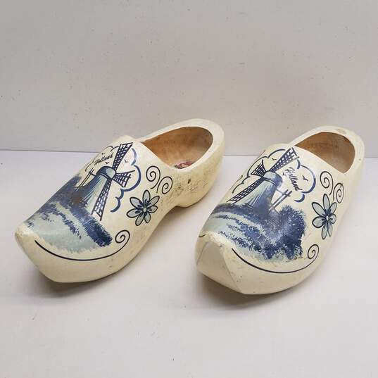 Made In Holland Clog Shoe Blue Windmill Size 23cm/ 9inches image number 4