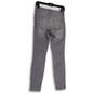 Womens Gray Light Wash Pockets Stretch Denim Skinny Leg Jeans Size 2 image number 2