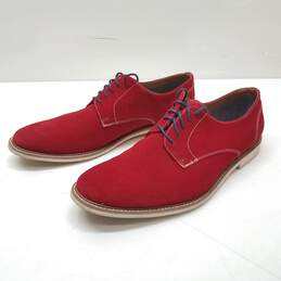 Aldo Men's Medane-61 Red Suede Oxford Shoes Size 11 alternative image