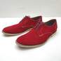 Aldo Men's Medane-61 Red Suede Oxford Shoes Size 11 image number 2