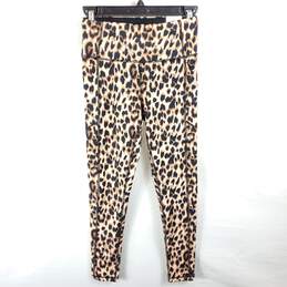 Victoria's Secret Women Brown Leopard Leggings Sz 4 NWT