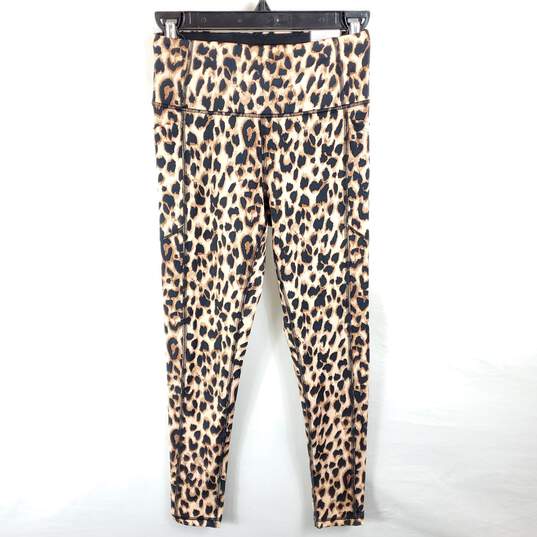 Victoria's Secret Women Brown Leopard Leggings Sz 4 NWT image number 1