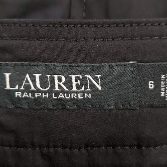 Ralph Lauren Women Black Shorts Sz 6 NWT image number 3