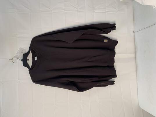 Men's Black Long Sleeve Carhartt Sweater Shirt Size: XL image number 3