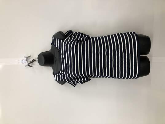 Women's NWT Navy/White Stripes SZ S Short Sleeve Top image number 1