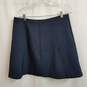 J. Crew navy blue A-line mini skirt size 12 nwt image number 2