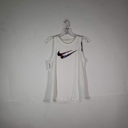 NWT Womens Dri-Fit Round Neck Sleeveless Pullover Activewear Tank Top Size Small image number 1