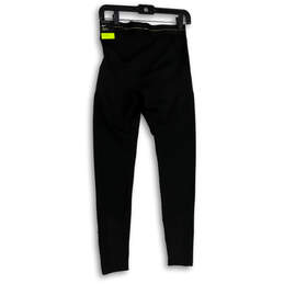 NWT Womens Black Elastic Waist Pull-On Activewear Compression Leggings Sz M alternative image