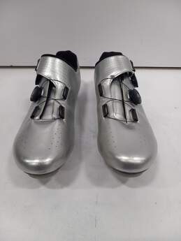 SPEED Silver Cycling Shoes Size 44