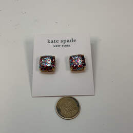 Designer Kate Spade Gold-Tone Rise And Shine Multicolor Stud Earrings alternative image