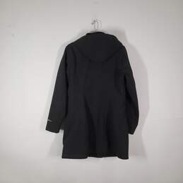 Womens Long Sleeve Zipper Pockets Hooded Full-Zip Parka Jacket Size Large alternative image
