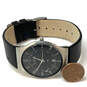 IOB Designer Skagen Black Adjustable Strap Round Dial Analog Wristwatch image number 2