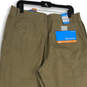 NWT Mens Tan Flat Front Slash Pocket Roc Outdoor Work Pants Size 35X30 image number 4