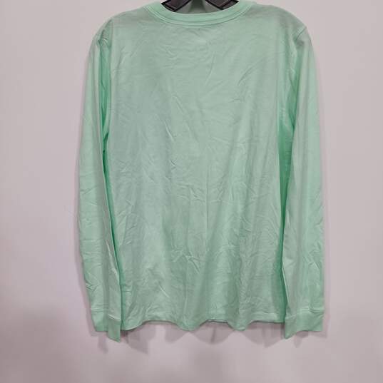 Nike Green Long Sleeve T-Shirt Women's Size L image number 2