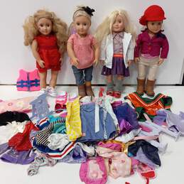 Bundle Of 4 Our Generation Dolls With Accessories