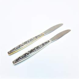 International Sterling Silver Stainless Steel Valencia Knife Bundle 2pcs 151.3g