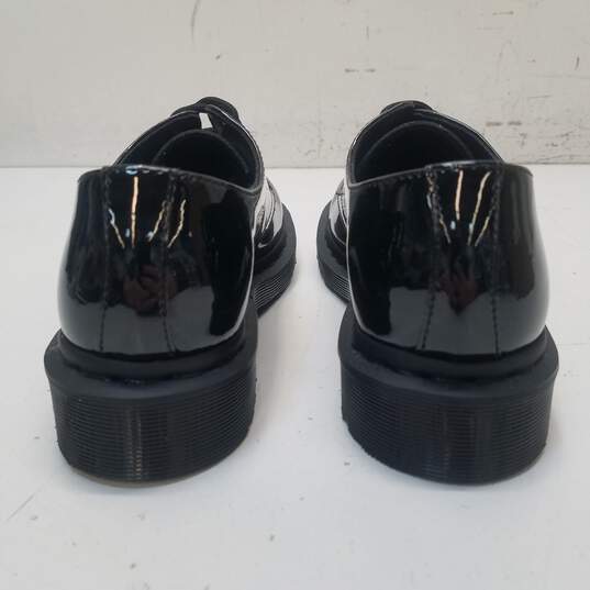 Dr Martens Patent 1461 Lace Up Loafers Black 6 image number 4