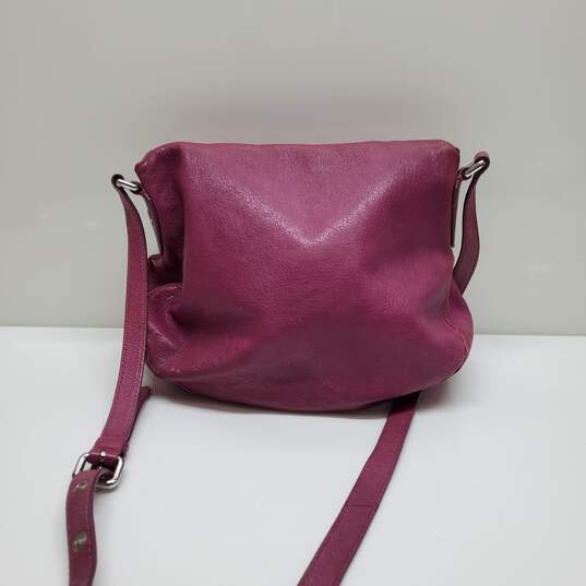 Marc By Marc Jacobs Classic Natasha Magenta Leather Crossbody Bag image number 3