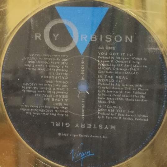 Limited Edition Framed & Matted 24K Gold Plated Record - Mystery Girl by Roy Orbison image number 6