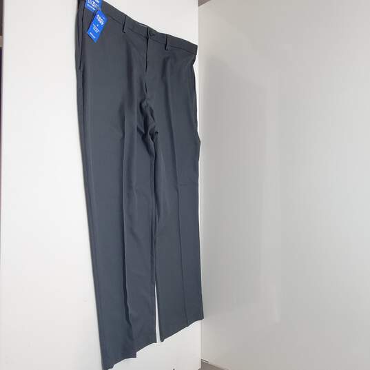 Mn Haggar Gray Dress Pants Sz 40x32 image number 1