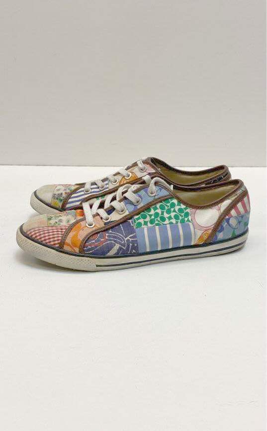 Coach Daphney Patchwork Sneakers Size Women 9.5 image number 2