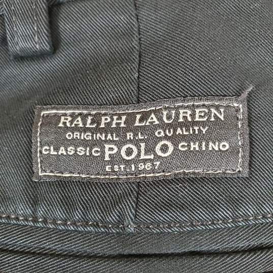 Polo By Ralph Lauren Men Black Chino Pants Sz 34/34 image number 3