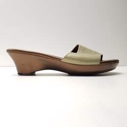 Talbots Women Sandals Green Size 8.5B