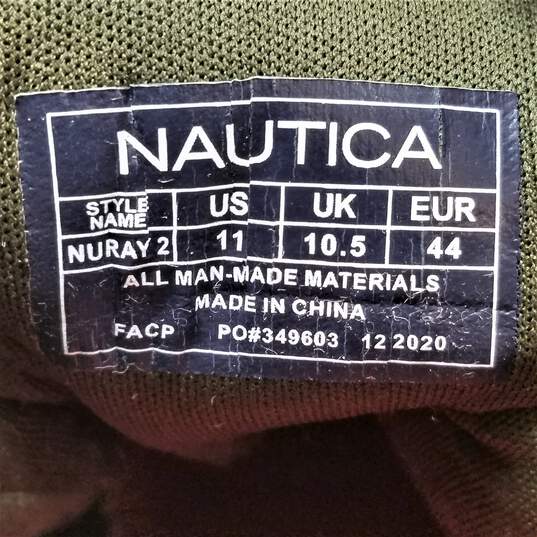 Nautica Nuray 2 Men Shoes Olive Size 11 image number 7